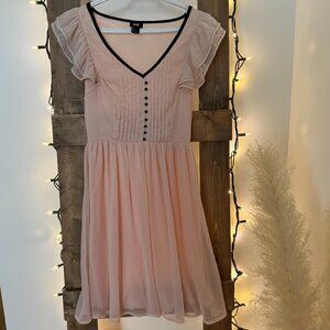 Coquette Aesthetic Whimsical Dusty Pink Dress from H&M 16 Years Ago (Size 4)